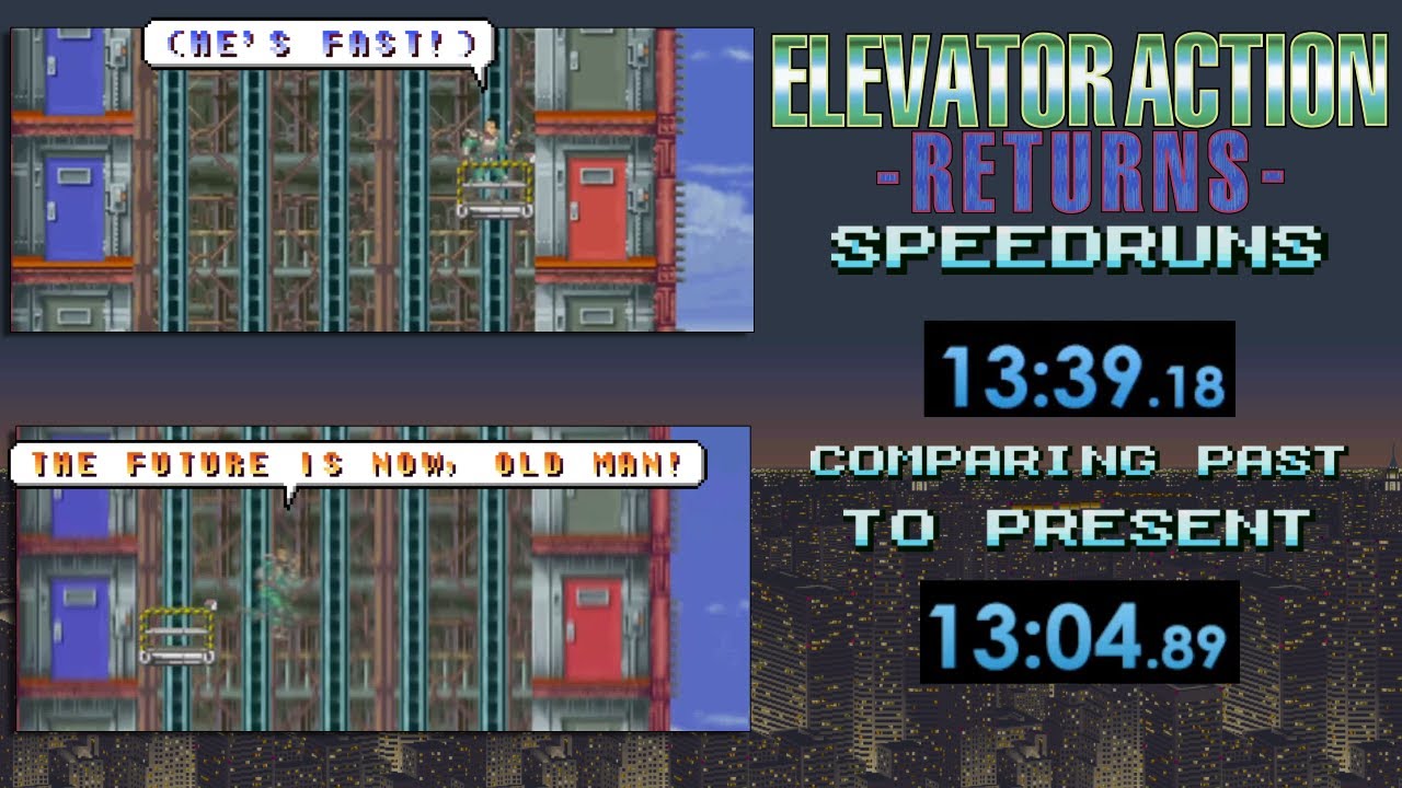 Comparing Past to Present - Elevator Action Returns Speedruns