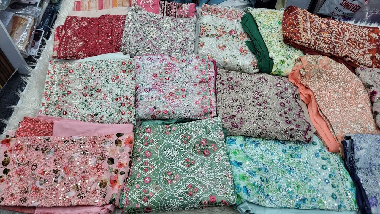 Binsaeed Cotton Party Dress Original Pakistani | কাজ করা সুতি ওড়নার পাকিস্তানি ড্রেস ঈদের জন্য 2026