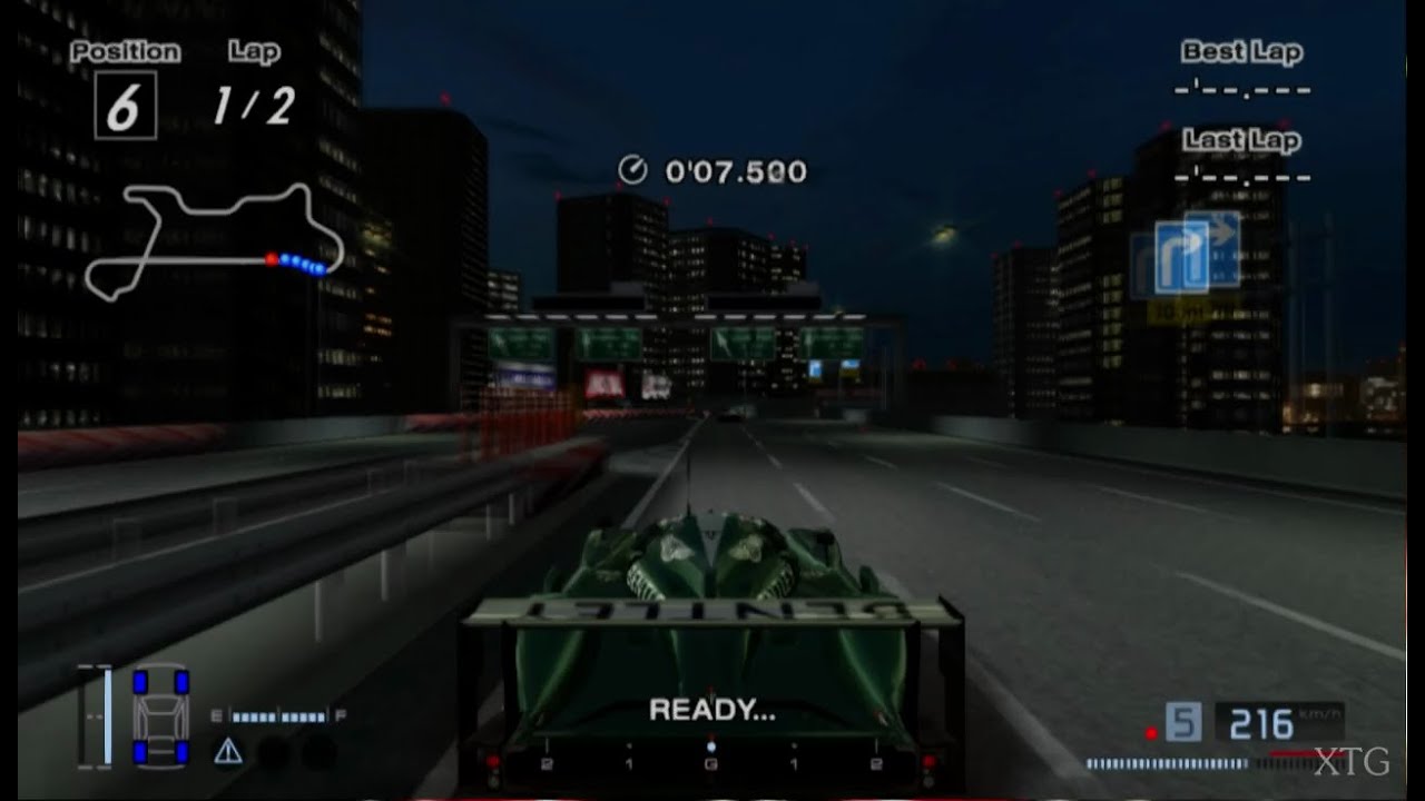 [#12] Gran Turismo 4 - Bentley Speed 8 Race Car HD PS2 Gameplay