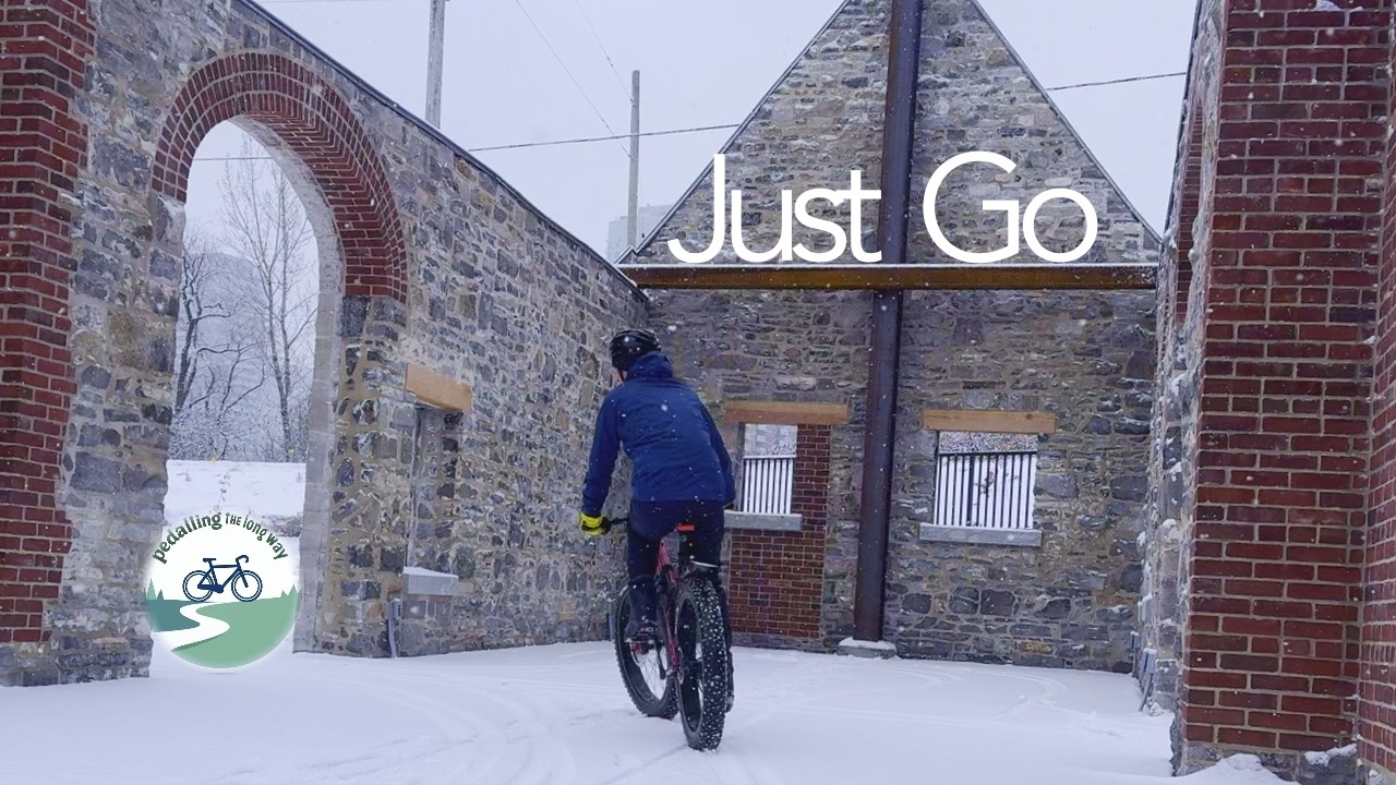 The irresistible lightness of a simple winter bike ride