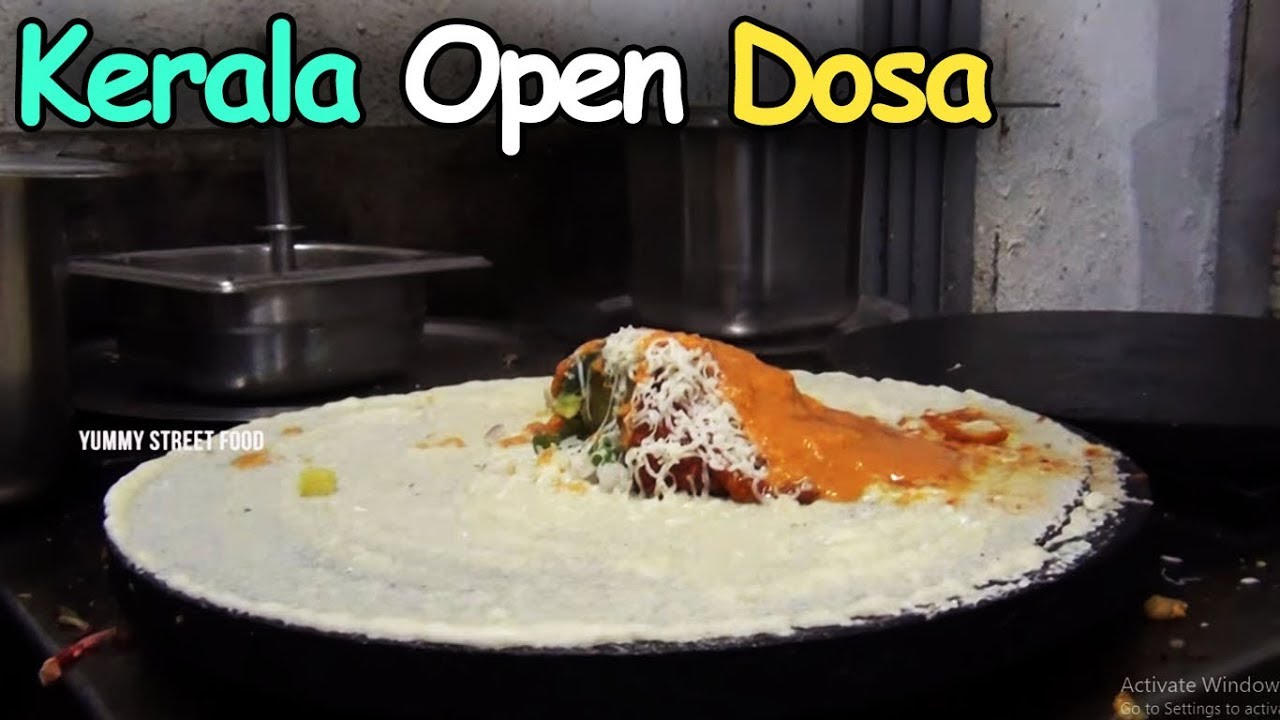 Kerala Open Dosa | Open Dosa | Kerala Open Dosa Making | Yummy Street Food