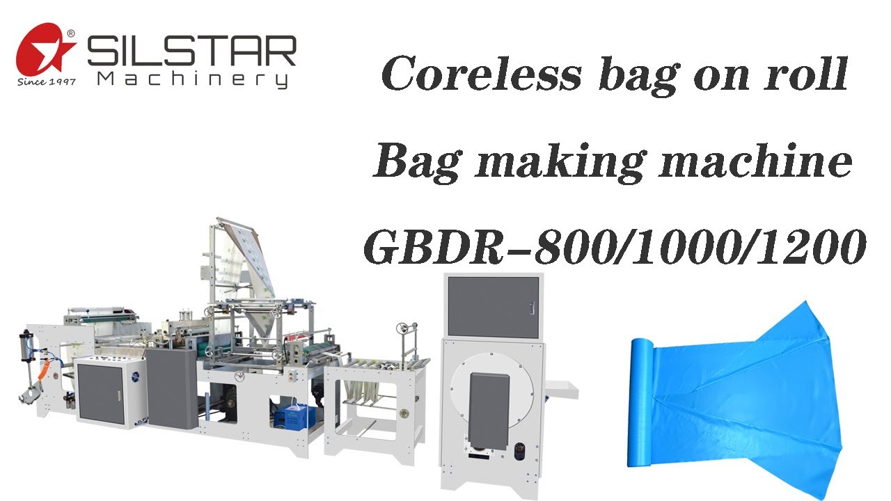 Two functions garbage bag making machine| bag on roll making machine