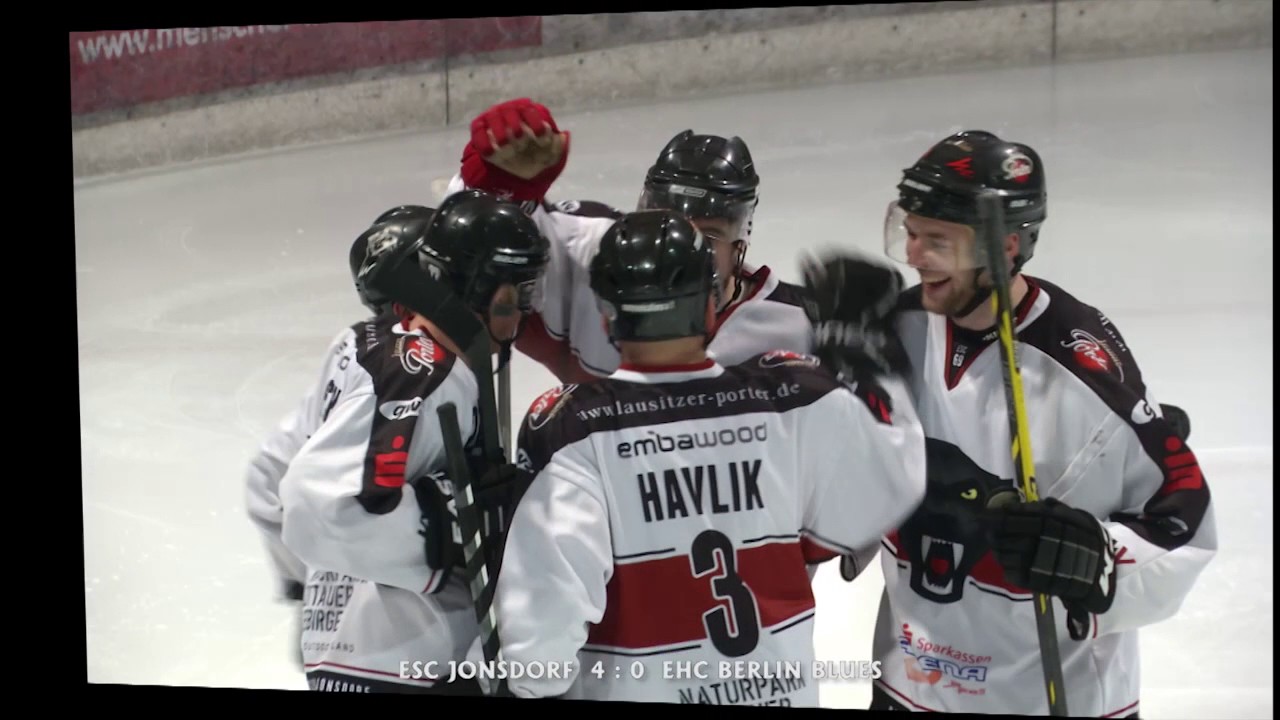 Eishockeyspiel ESC Jonsdorf - EHC Berlin Blues