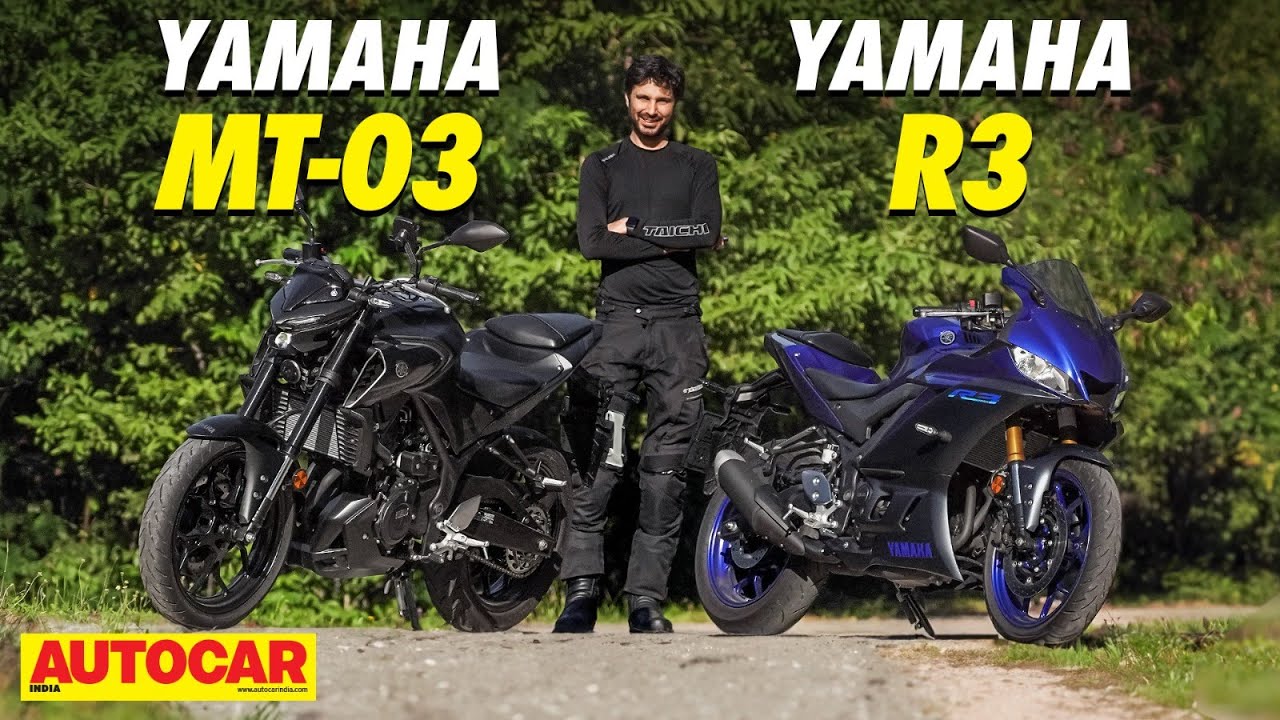 Yamaha R3 and MT-03 review - Coming to India soon! | First Ride | @autocarindia1