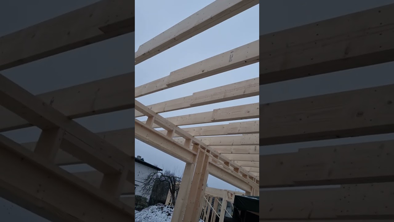 Konstrukcijos montavimas, su perdanga. 3 dalis.