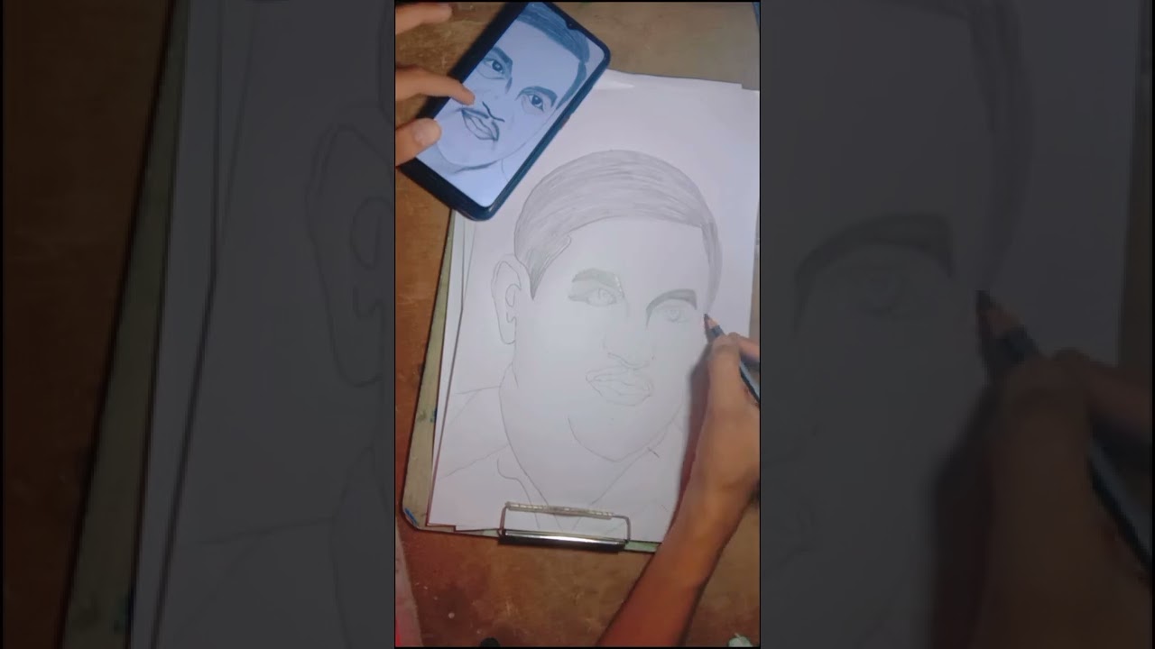R R Patil sir drawing