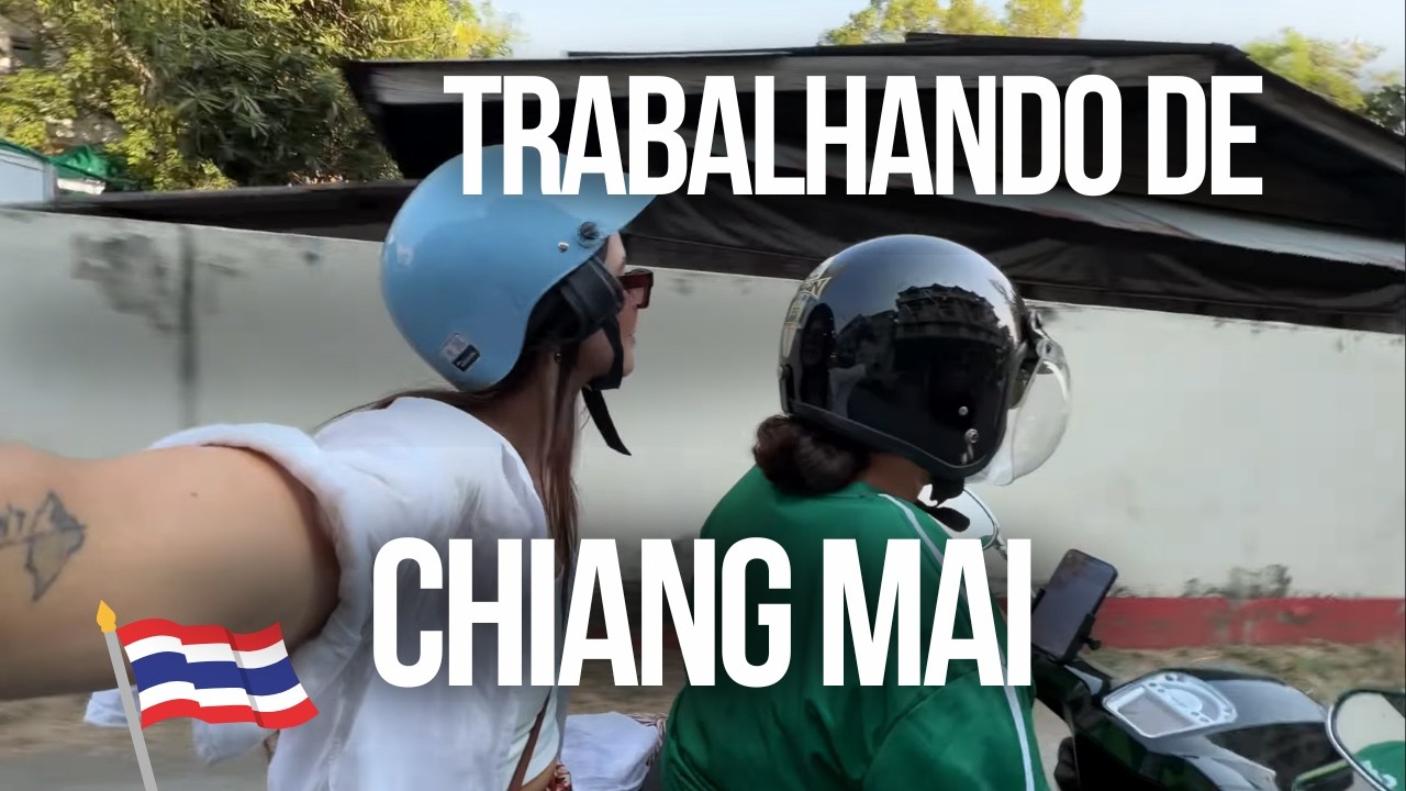 DAILY VLOG | trabalhando remoto de Chiang Mai (Tailândia): custos, rotina, passeio, oportunidades e+