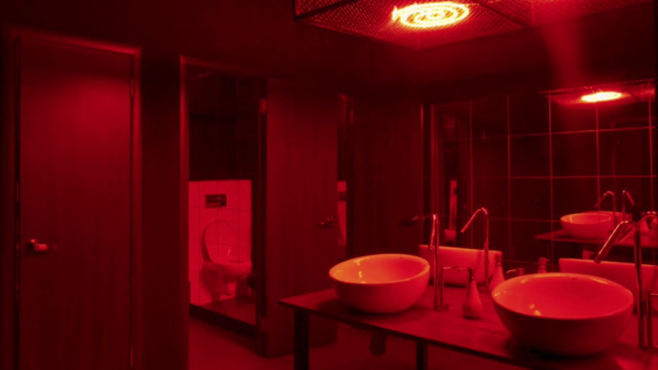 you're in a bathroom at a 2011 summer party