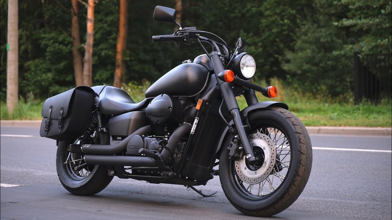 2022 Honda VT 750 Shadow Phantom C2B (Matte Black / Vance & Hines Exhaust MSRP $599.99) | Quick Tour