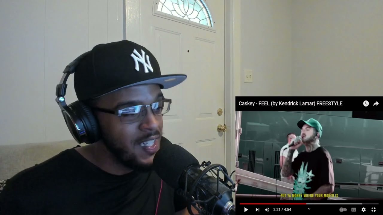 Caskey - FEEL (by Kendrick Lamar) FREESTYLE (REACTION!!)
