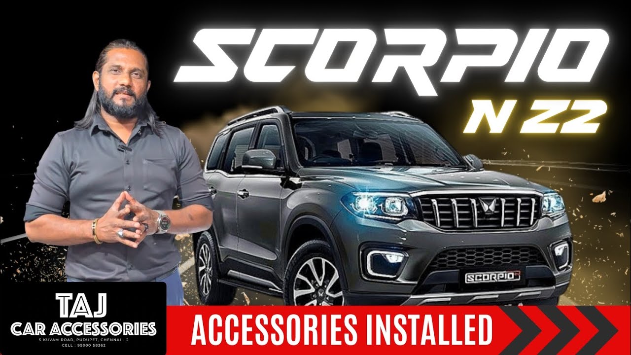 ✅️ Scorpion N Z2 variant 🔥 Accessories installe #tajcaraccessories #caraccessories #scorpiomodified