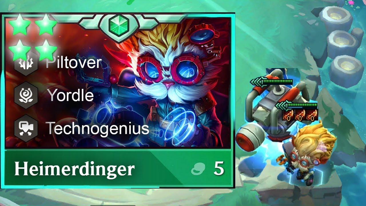 4 Star Heimerdinger ⭐⭐⭐⭐ YES YES YES, IT WORKS! | TFT Set 9