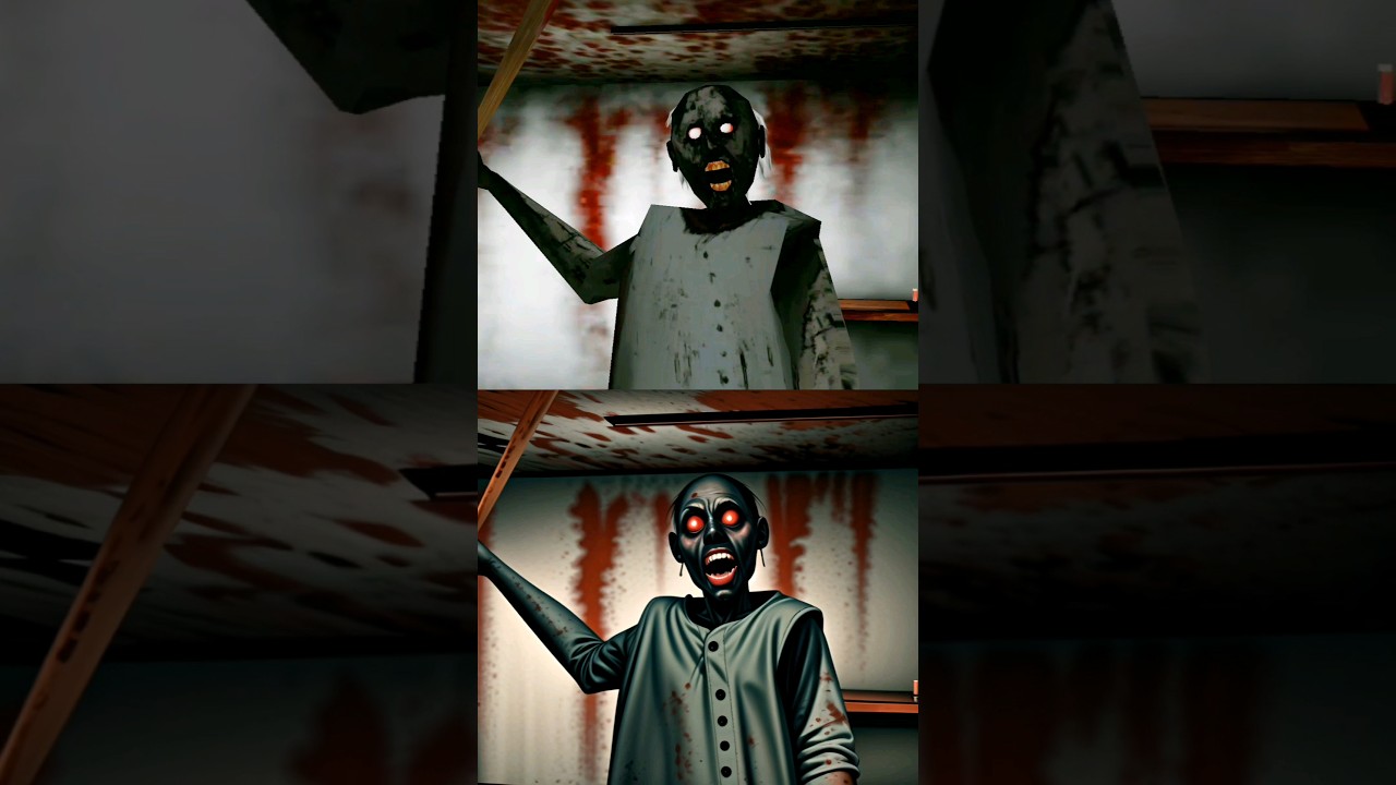 Original Granny V1.6.1 Nightmare Jumpscares vs Anime Granny V1.6.1 Nightmare Jumpscares #granny