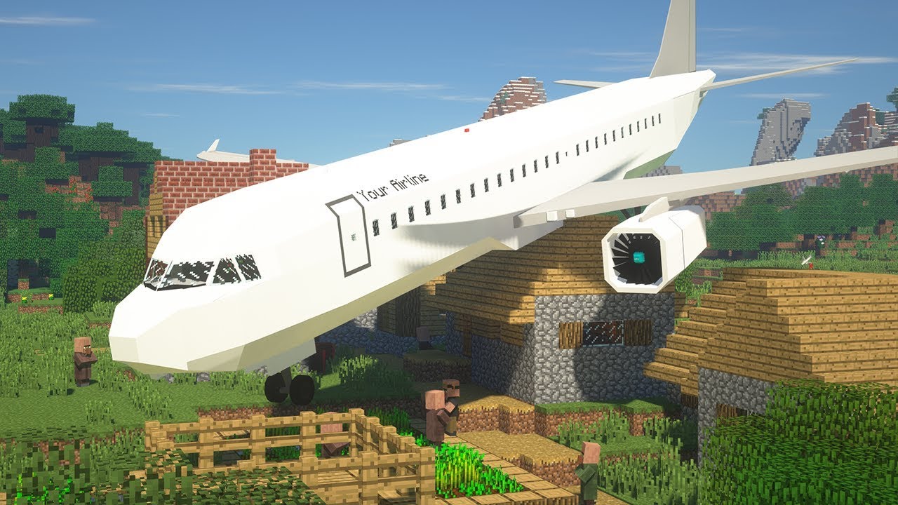 Minecraft, но есть самолеты