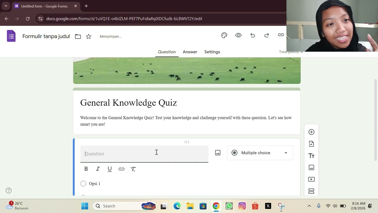 PROCEDURE TEXT | How To Make A Quiz On Google Form