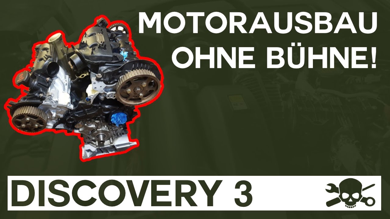 Land Rover Discovery 3 TDV6 - Motor ausbauen ohne Bühne
