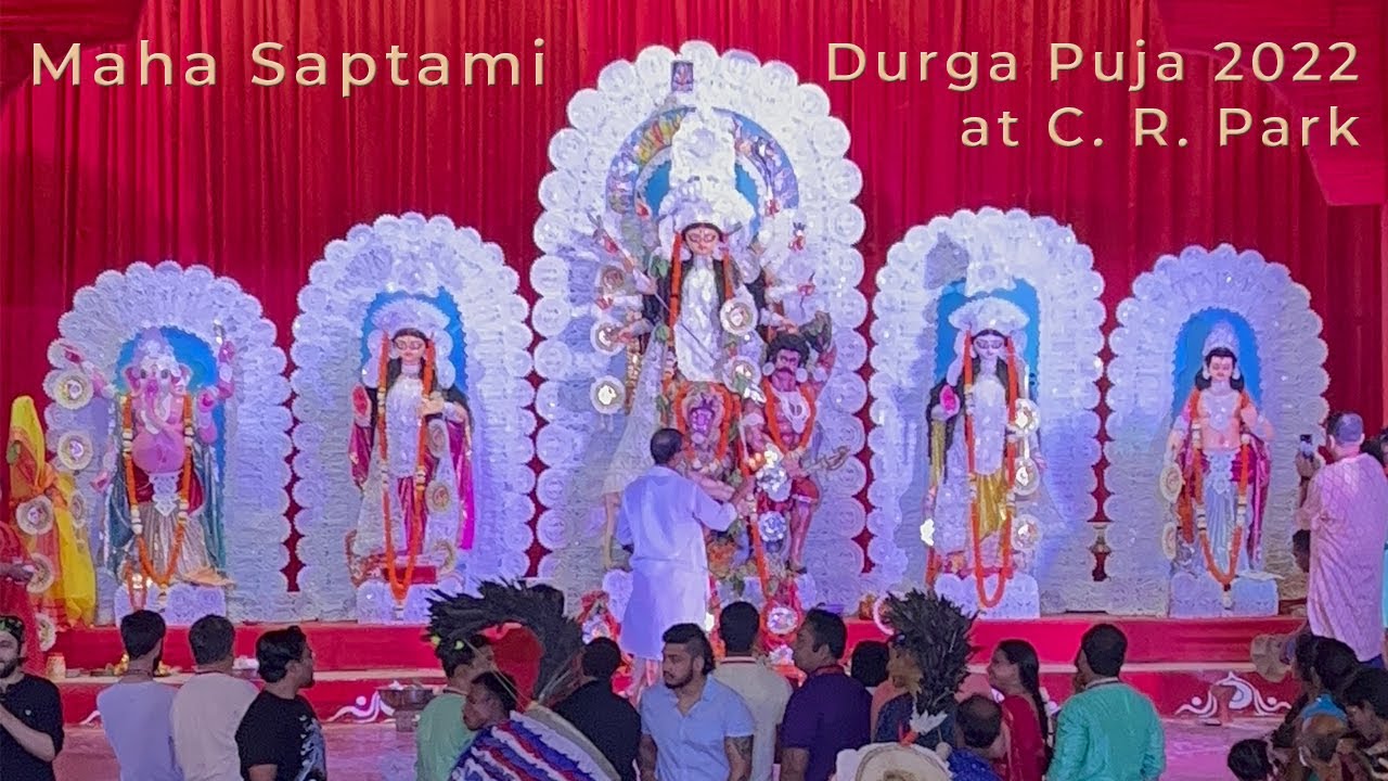 Maha Saptami-Sandhya Aarti, Durga Puja 2022, C. R. Park