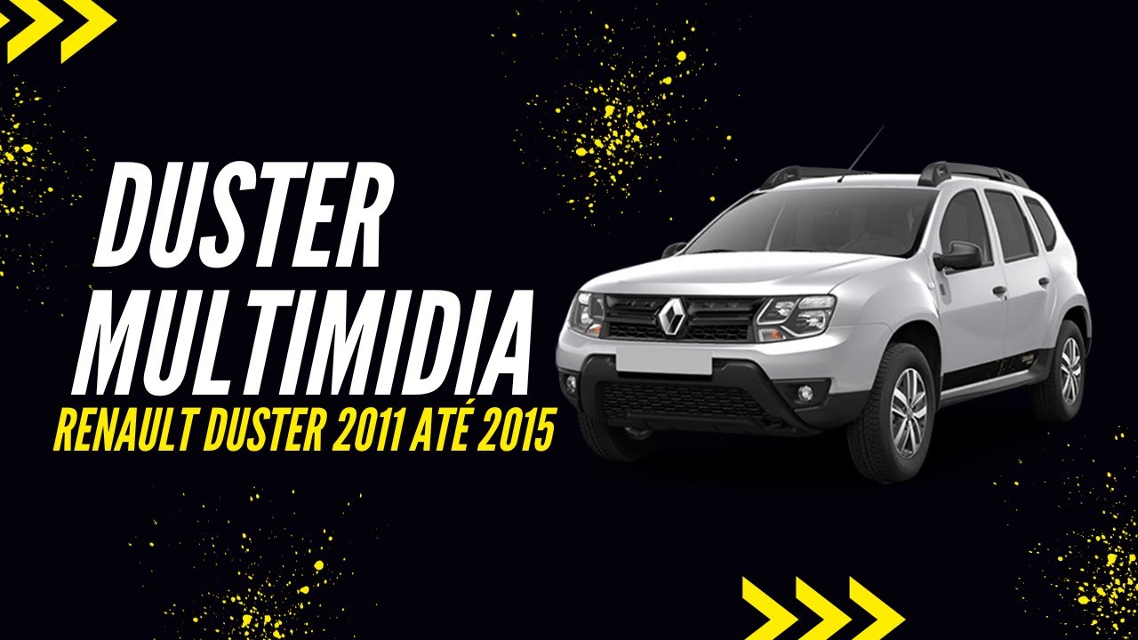 CENTRAL MULTIMIDIA RENAULT DUSTER 2011 AT&Eacute; 2015