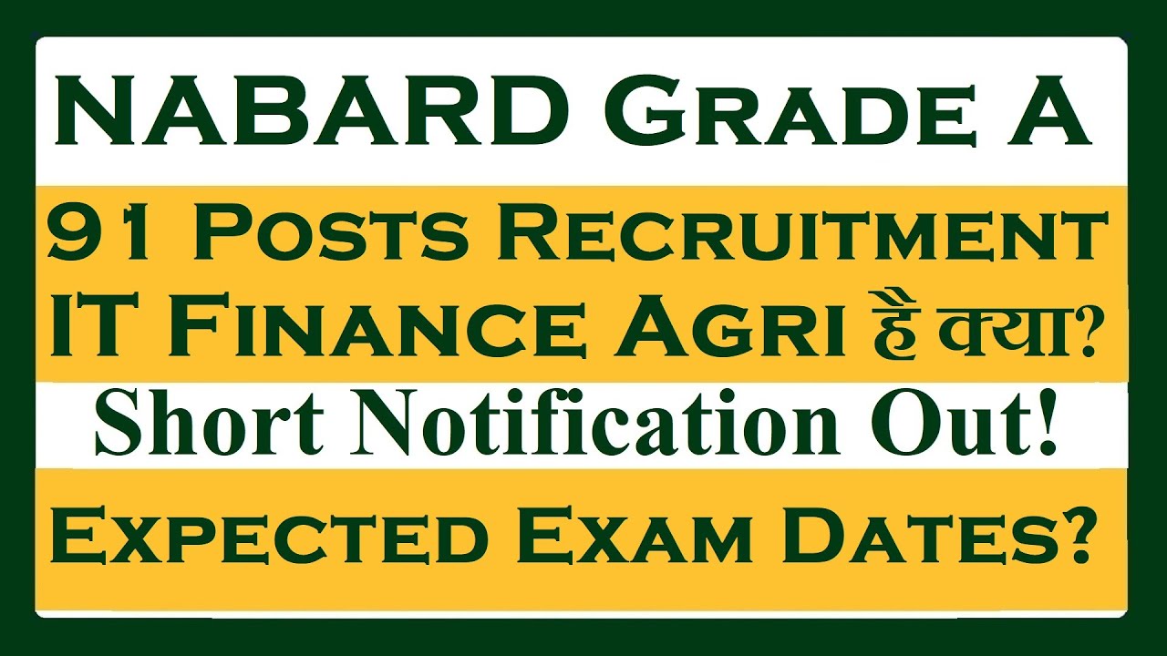 NABARD Grade A 2025 Short Notification Out!