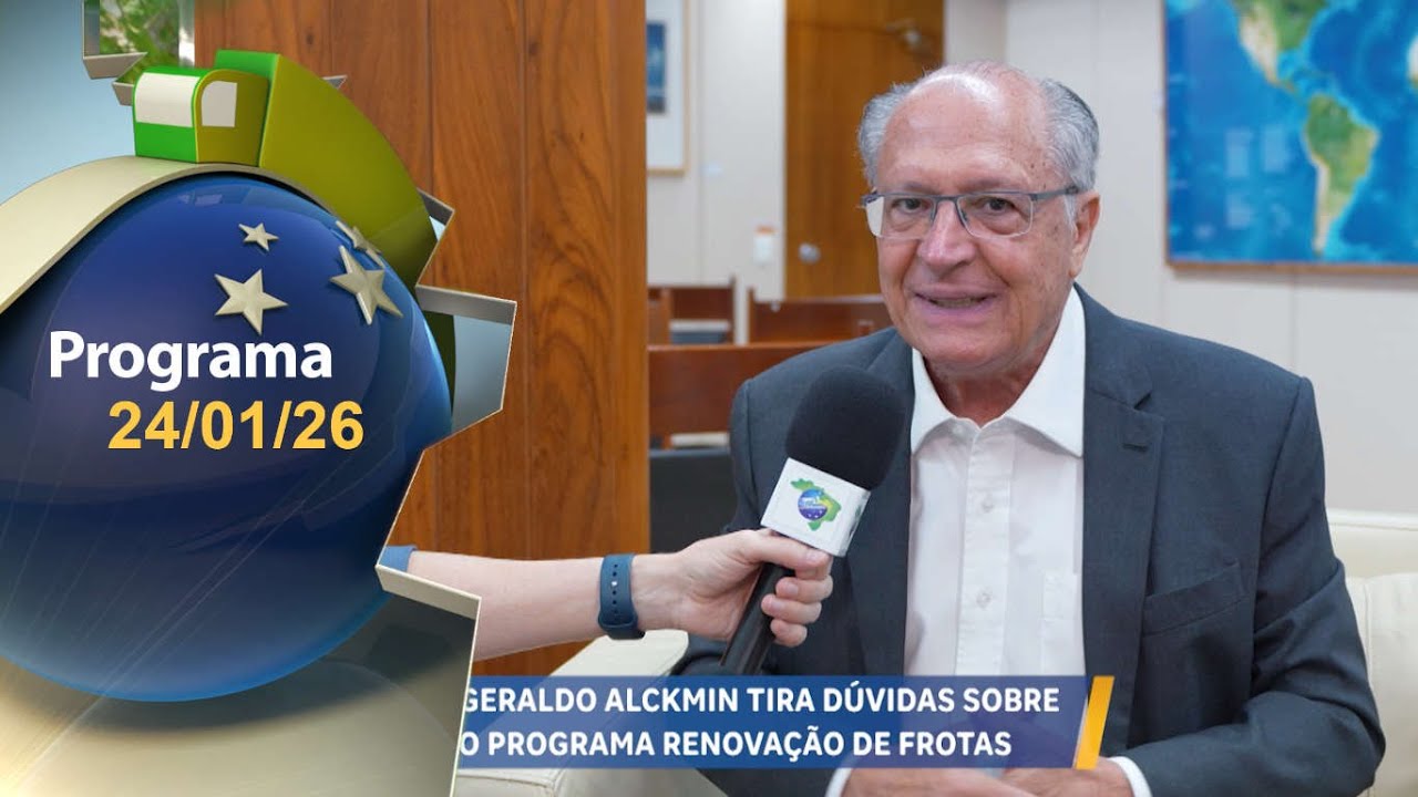 Vice-presidente Geraldo Alckmin fala do programa de renovação de frota