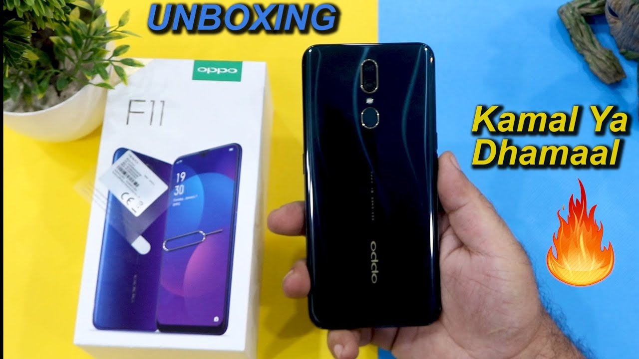 OPPO F11 UNBOXING & Quick Overview | 48MP+5MP | Helio P70 | Marble Green | HINDI/URDU