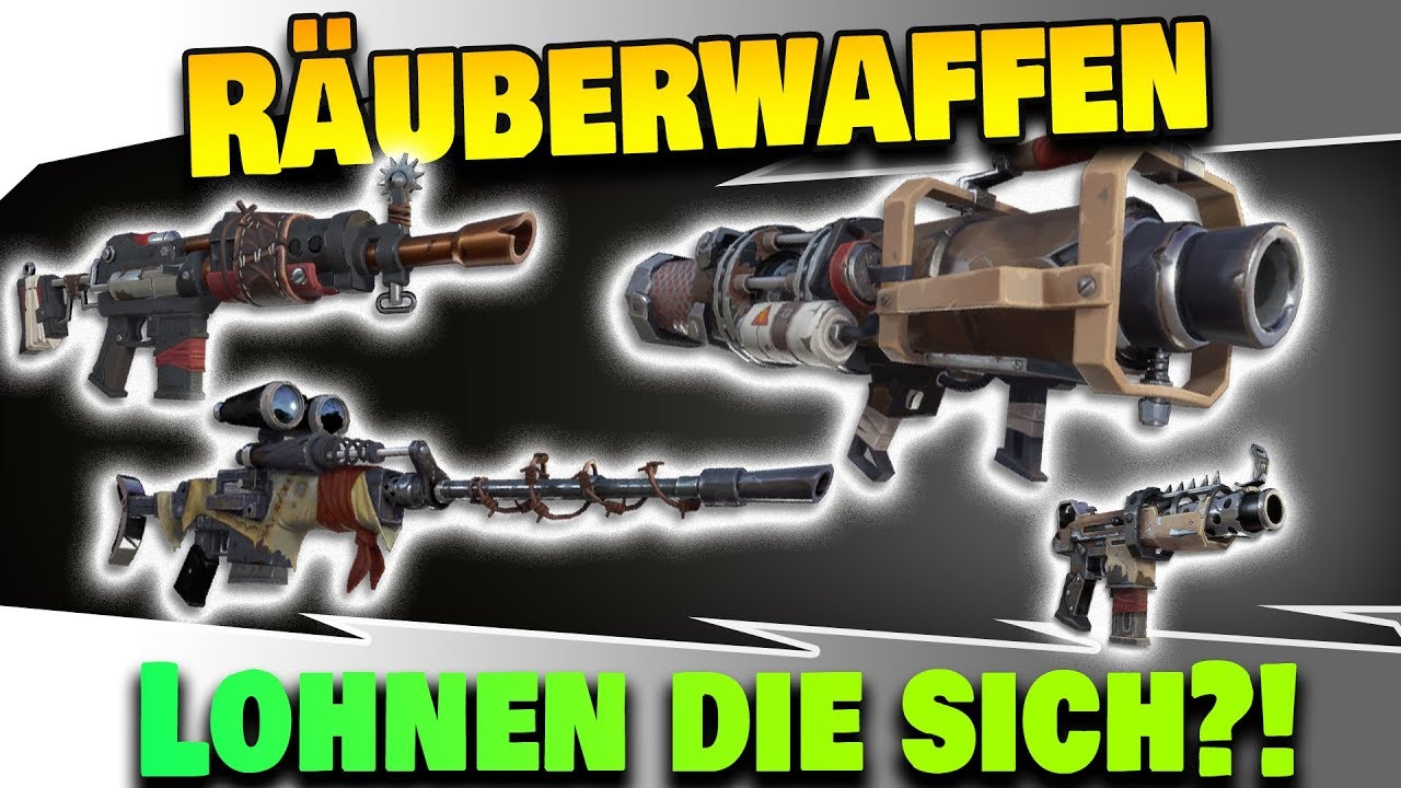 R&auml;uberwaffen im Sammelalbum! | Fortnite Rette die Welt