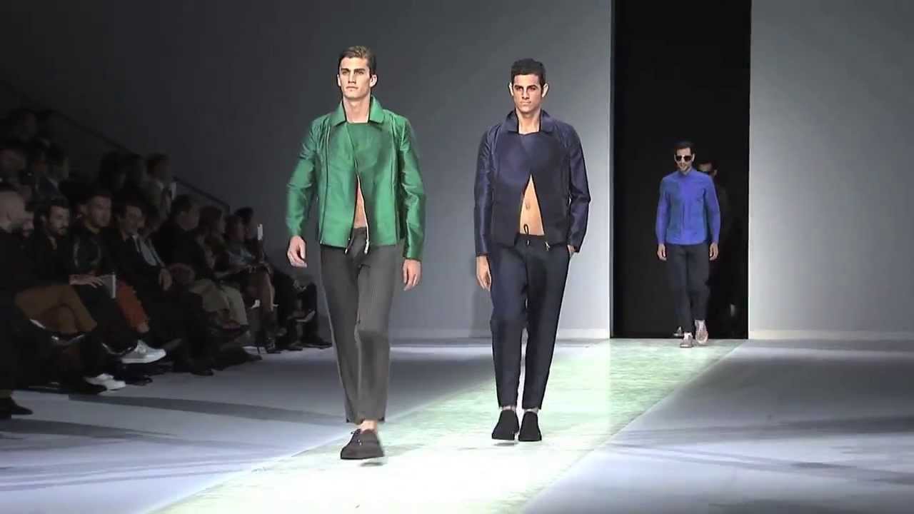 Emporio Armani - 2014 Spring/Summer Menswear Fashion Show