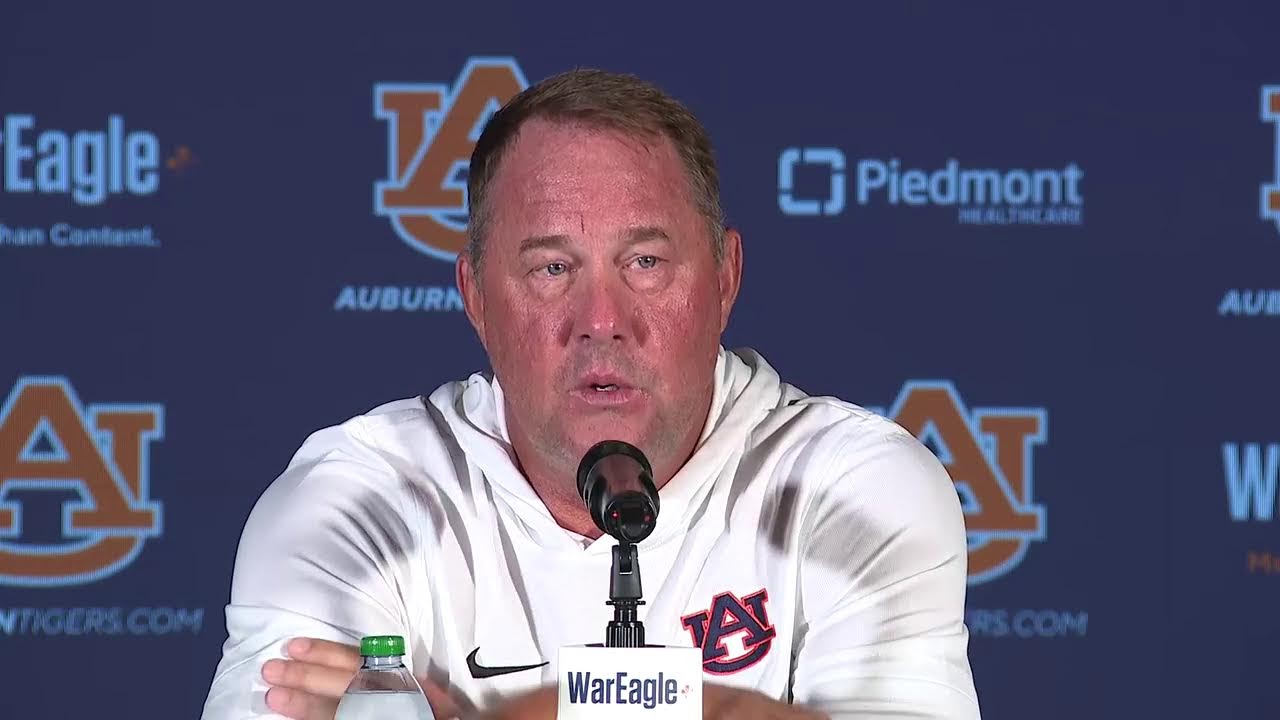 Auburn football coach Hugh Freeze holds news conference 7-30-25
