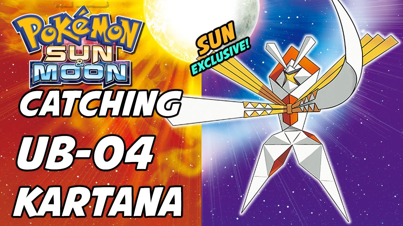 How to Catch Ultra Beast 04 Kartana in Pokemon Sun and Moon! UB-04 Blade