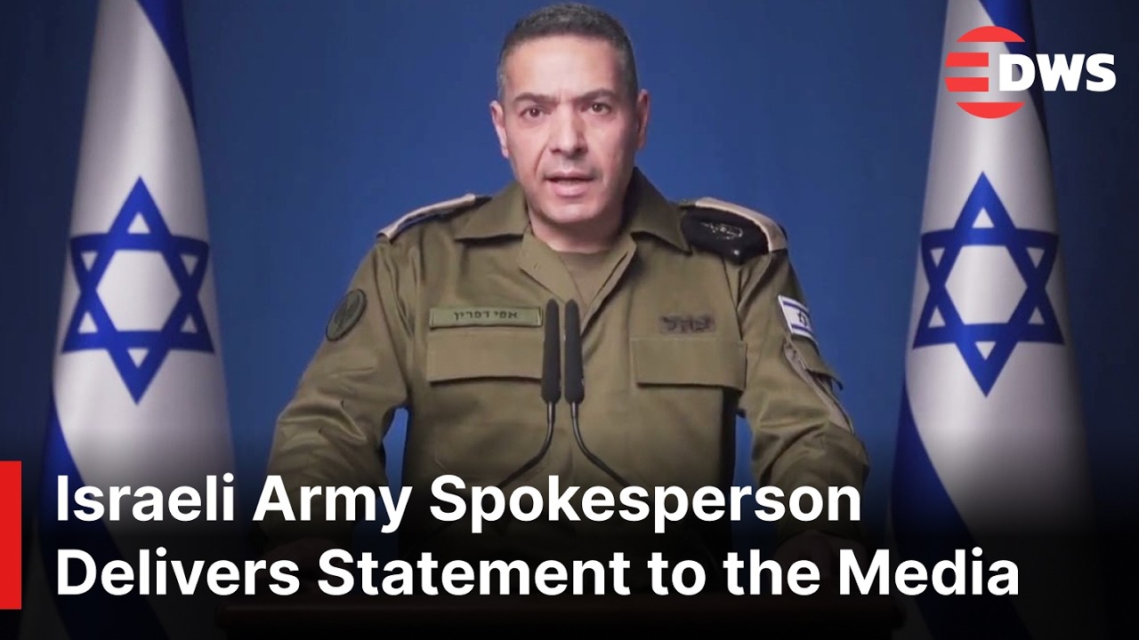 FULL Israeli Army Media Briefing | Brig. Gen. Effie Defrin Updates on Middle East Security | AH1E