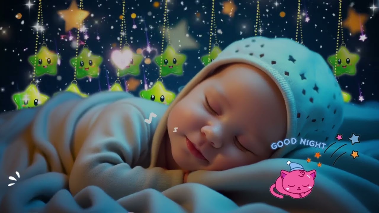 Mozart & Brahms Lullaby 🌙 Beat Baby Insomnia Fast ♥ Sleep Instantly With Music in Just 3 Minutes