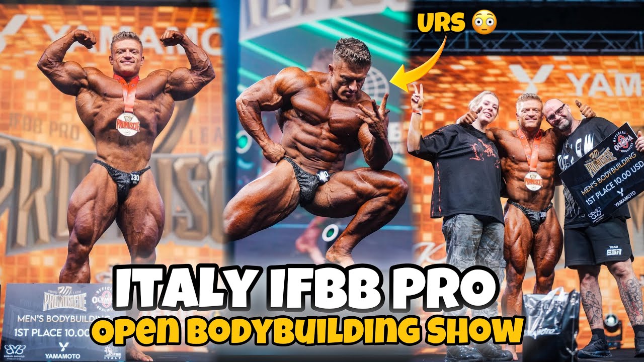 URS Kalecinski Wins Italy Pro Show 2025 🔥 | Qualifies for Mr. Olympia ⭕️