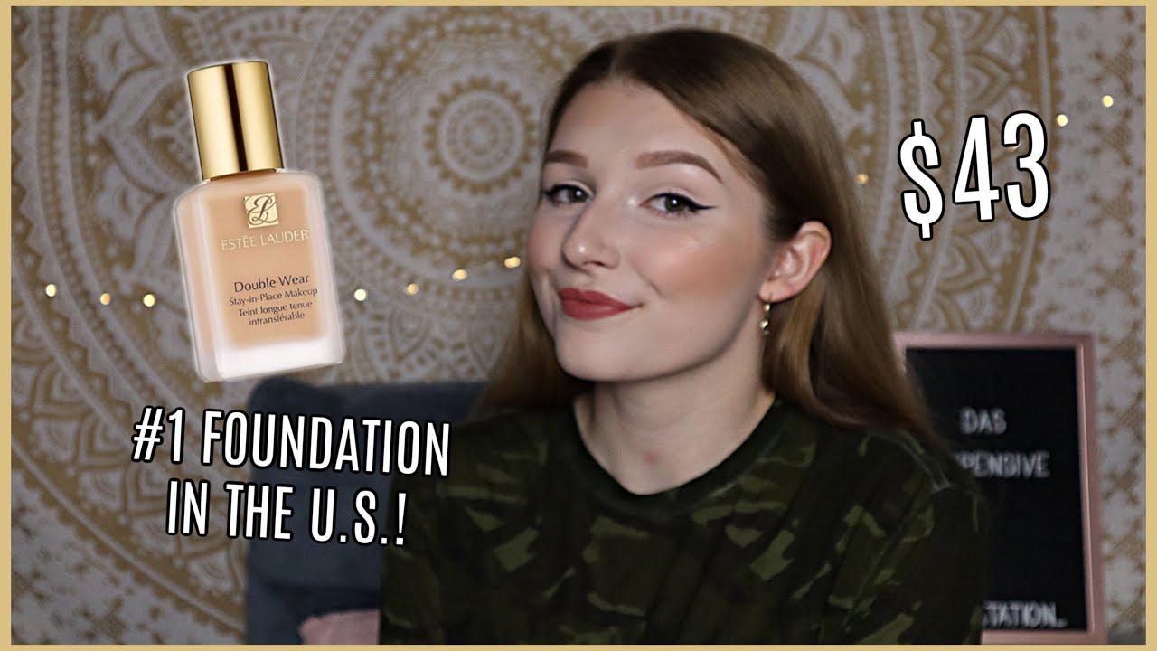 ESTEE LAUDER DOUBLE WEAR FOUNDATION | First Impression + 8hr Wear Test!!
