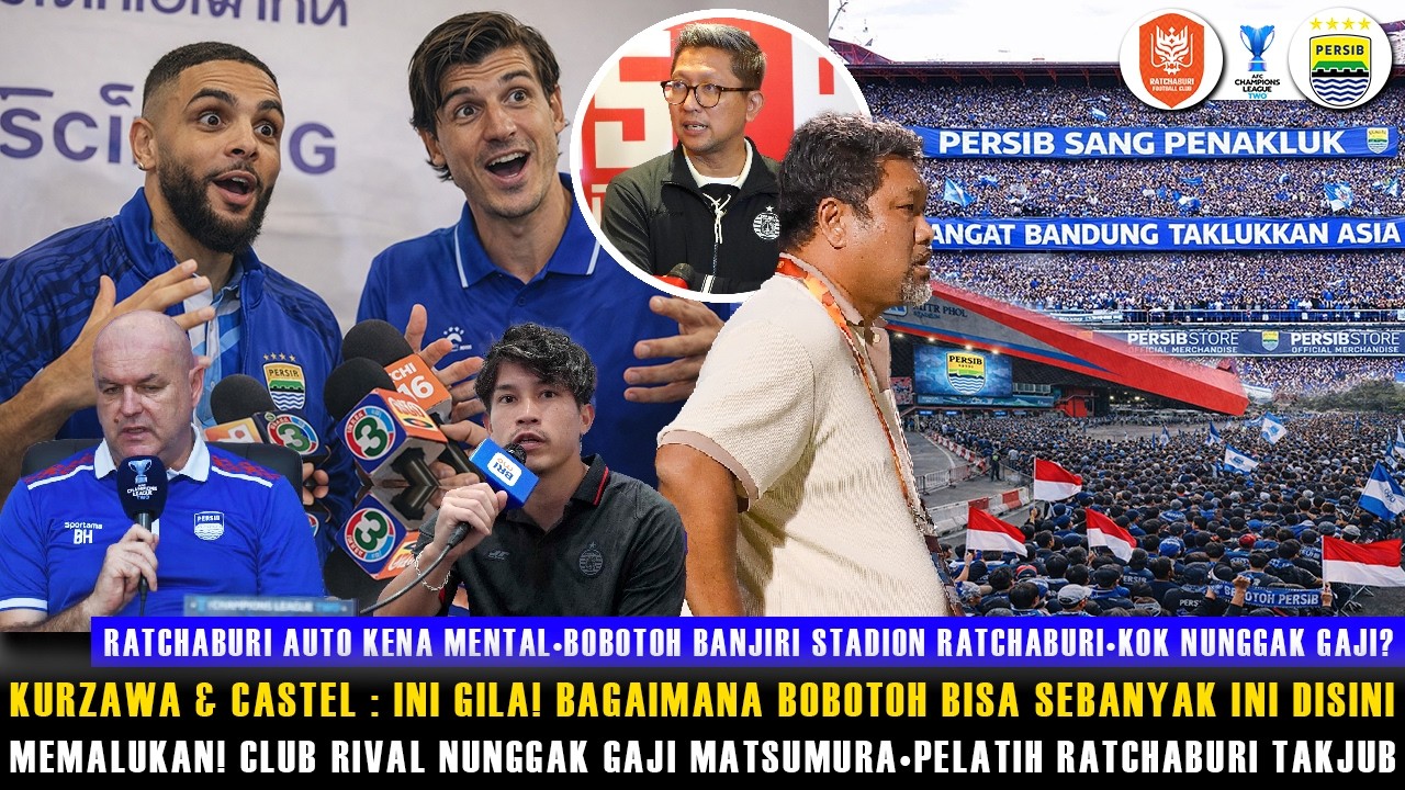 🔵KURZAWA & CASTEL BENAR² DIBUAT TERKEJUT🔥RIBUAN BOBOTOH BANJIRI STADION RATCHABURI😱PERSIJA NUNGGAK