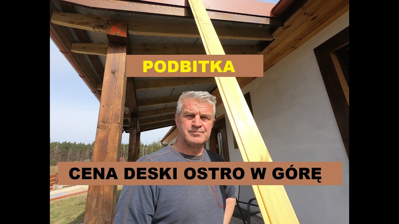 Cena deski elewacyjnej, na podbitkę... tego się nie spodziewałem.