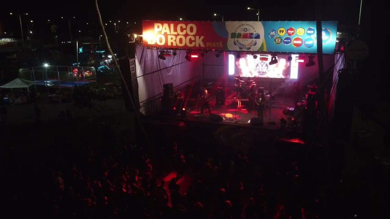 Malefactor no Palco do Rock | Drone Sobrevoando o Metal em Chamas