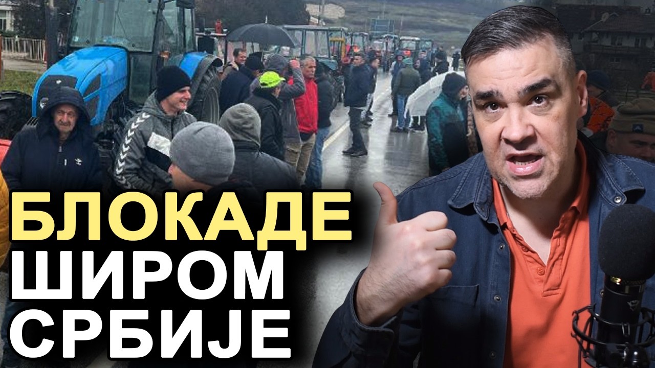 Aleksandar Šargić: Blokade su širom Srbije