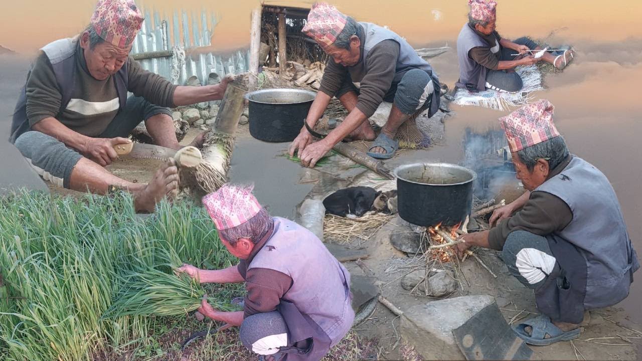 70 years old Man Surviving alone in Village | Struggling life of him in Rural Nepal