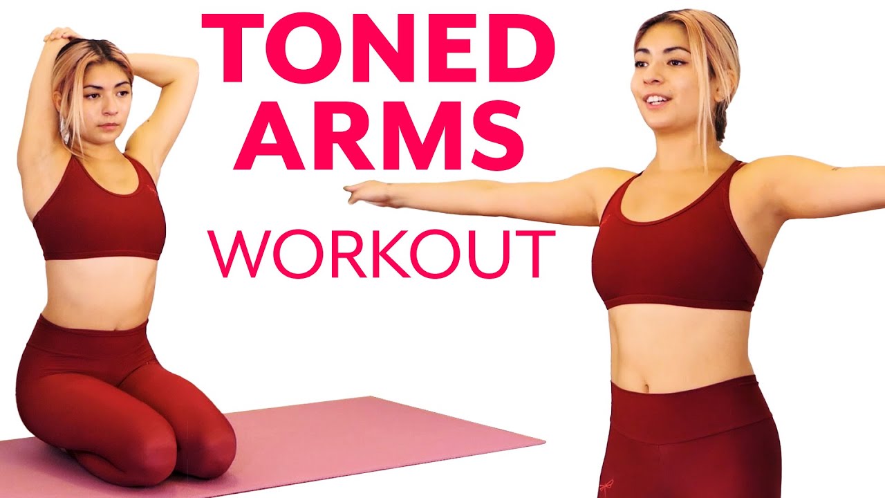 10 Minute Toned Arms Fitness Workout, Building Muscle | Arm Workout w/ Alex