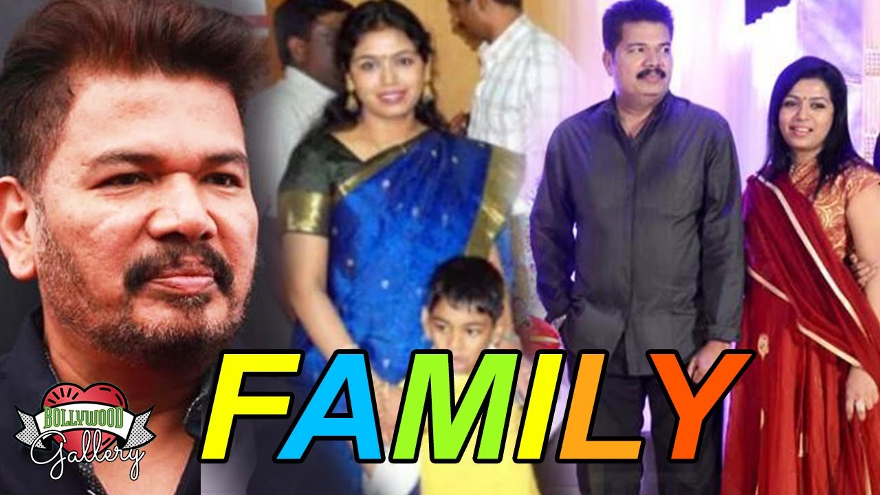 Director S  Shankar Family With Parents, Wife, Son, Daughter and Career