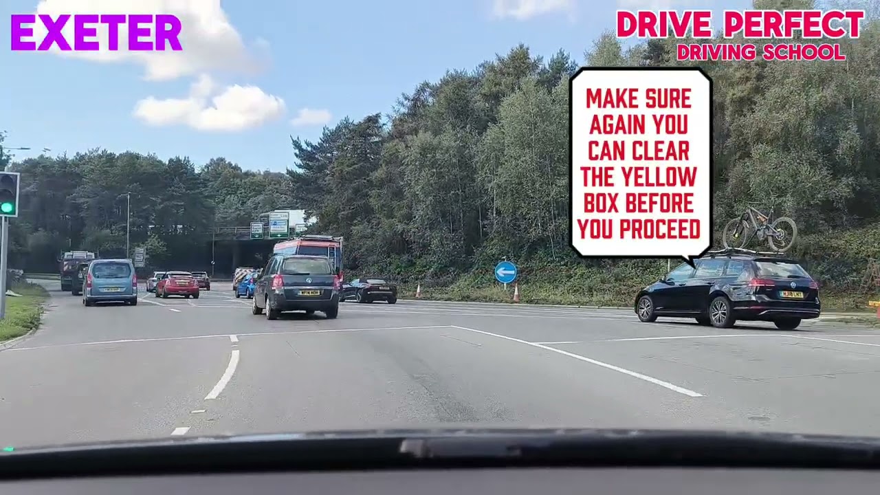 EXETER Sandygate roundabout following signs to Middlemoor 3rd Exit 