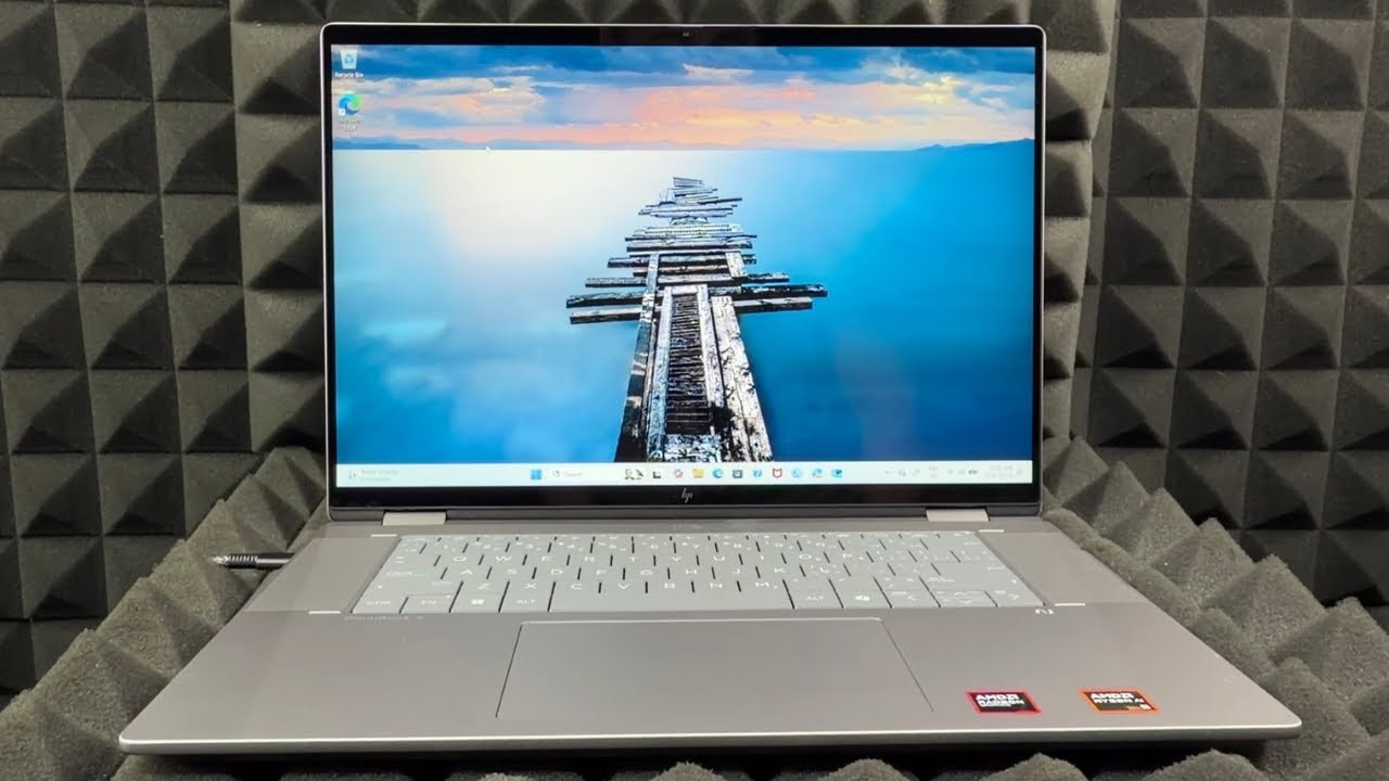 HP OmniBook X Flip NG AI 16-дюймовый сенсорный ноутбук-трансформер 2-в-1 — серебристый (распаковк...