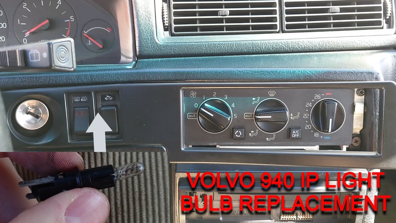 Volvo 940 EASY IP light bulb replacement