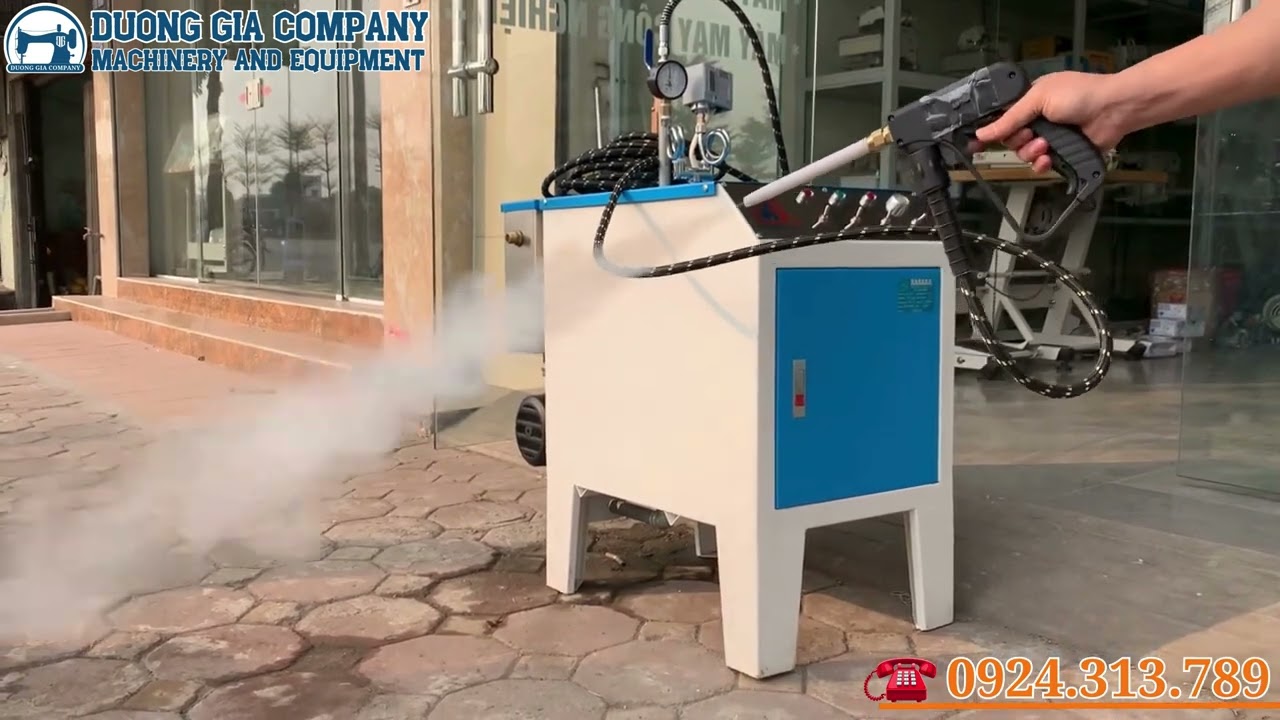 Máy Rửa Xe Bằng Hơi Nước Nóng - Nồi Hơi Điện