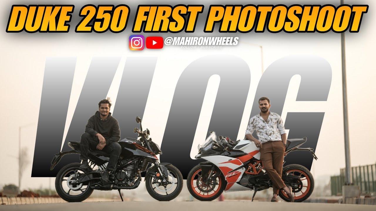 First Photoshoot with My KTM Duke 250 | Full Fun Day 😍📸
