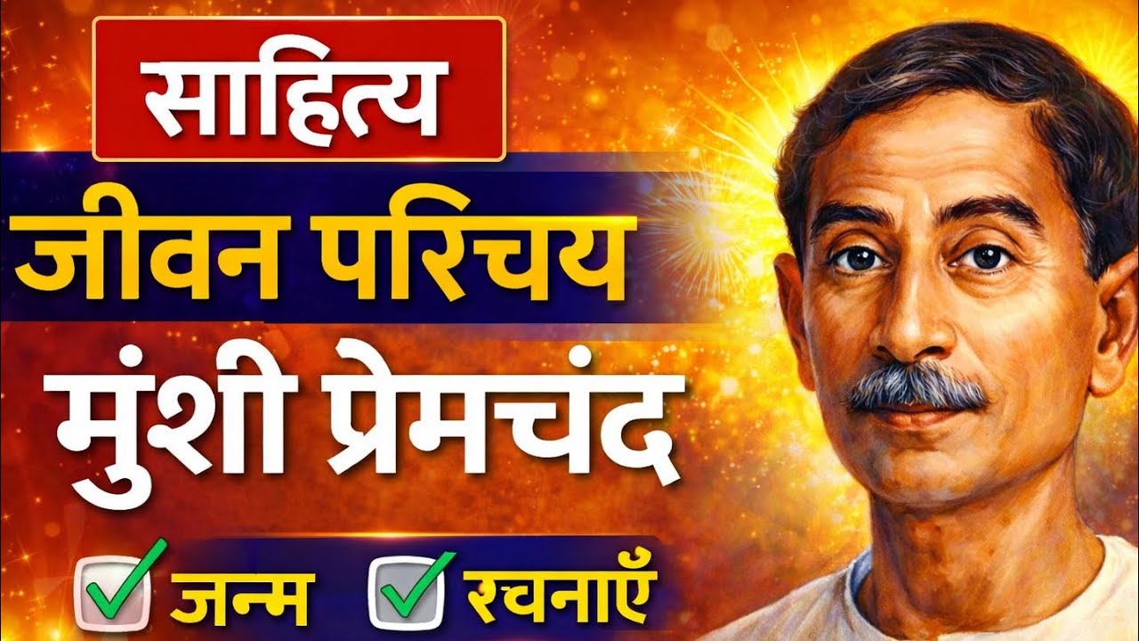 जीवन परिचय #_साहित्यिक परिचय_# मुंशी प्रेमचंद _# PCS 2020