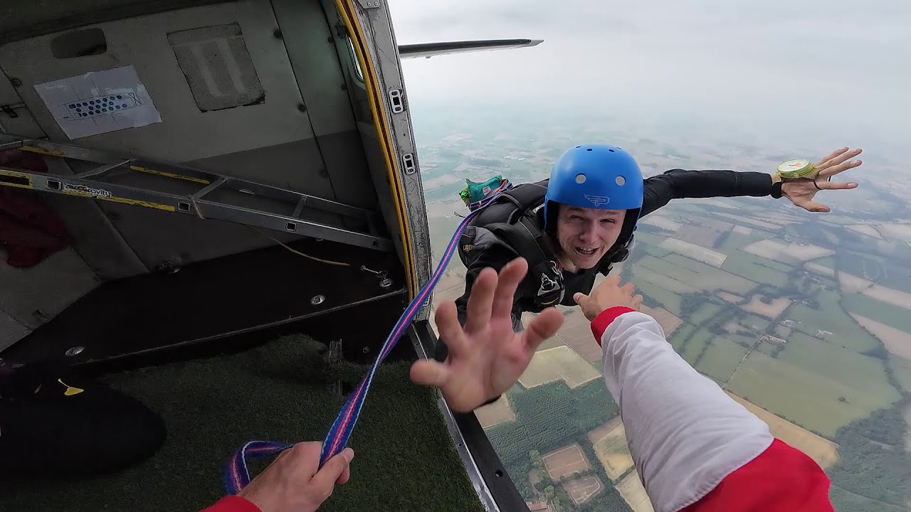 GO Vienne PARACHUTISME débutants VIDEO complète suivi élèves