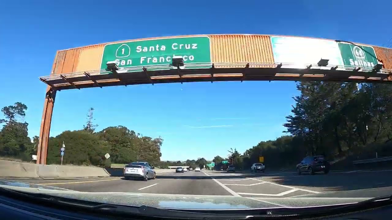 Carmel ➡️ SF #roadtrip (2x speed)