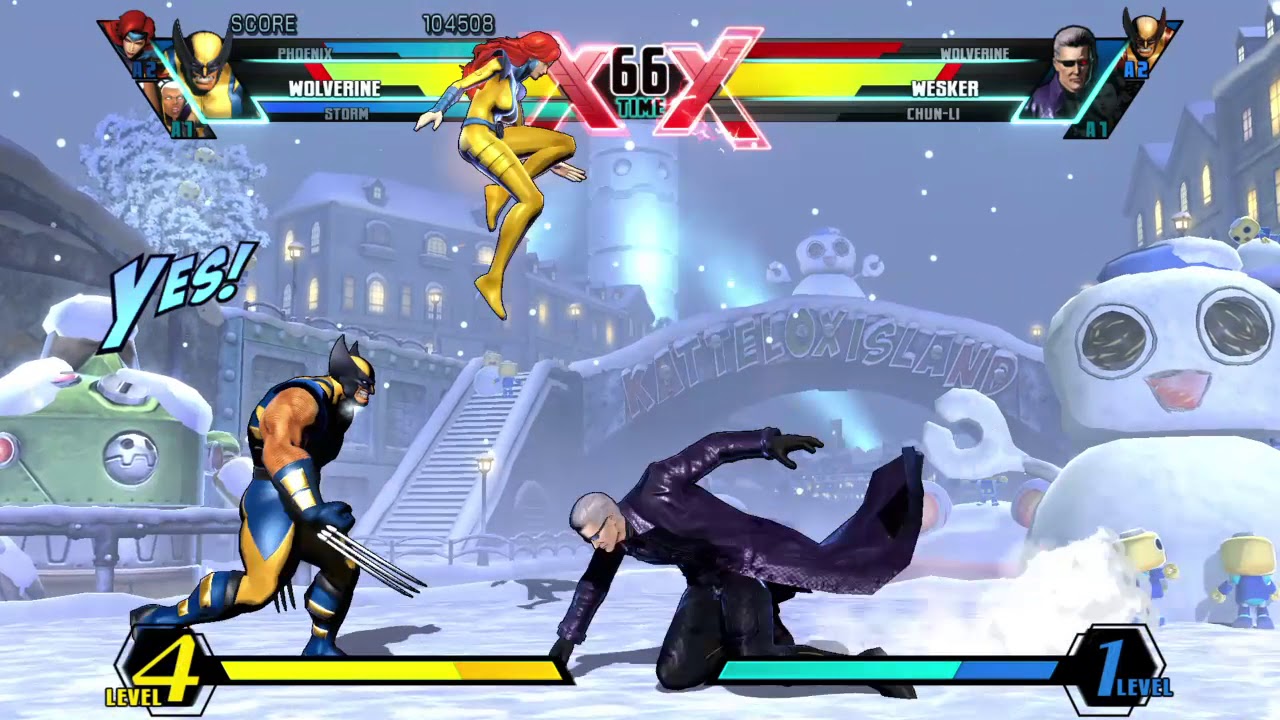 Requested ULTIMATE MARVEL VS. CAPCOM 3 Wolverine/Storm/Phoenix Arcade Gameplay