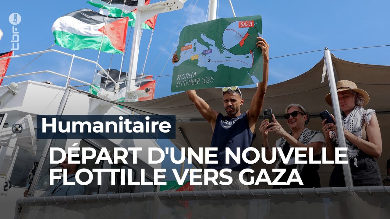 Aide humanitaire: départ d'une nouvelle flottille vers Gaza - RTBF Info
